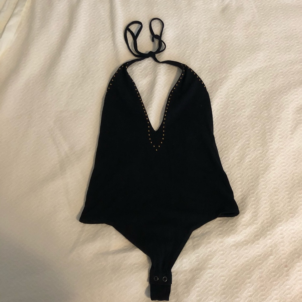 Express Deep V Neck Bodysuit